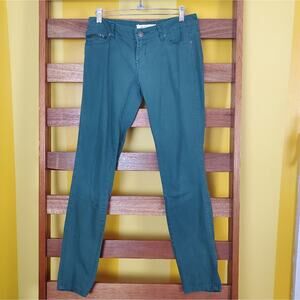 Life in Progress Teal Green Straight Leg Pants, Sz 24